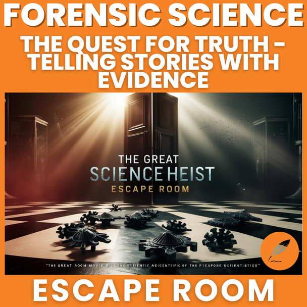 Forensic Science: Types of Evidence & Blood Spatter Analysis Digital Escape Room