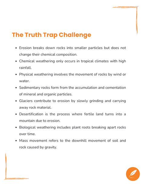 Weathering & Erosion: Earth Science Digital Escape Room (Geology Sub Plan)