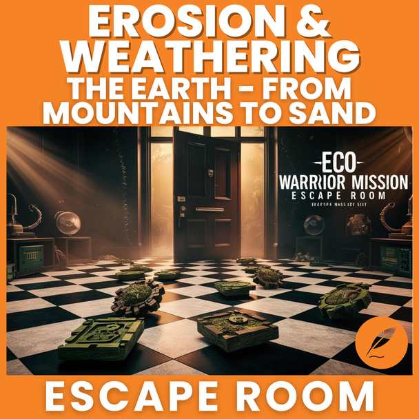 Weathering & Erosion: Earth Science Digital Escape Room (Geology Sub Plan)