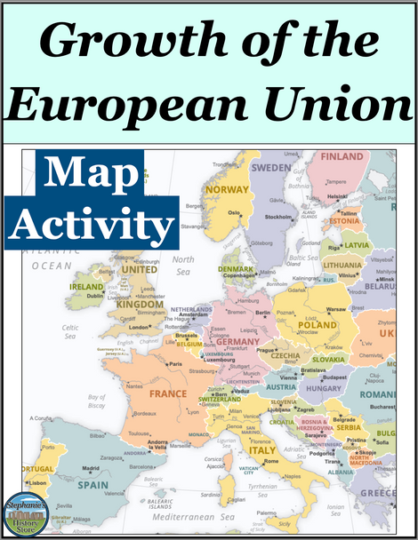 Growth of the European Union Map Activity