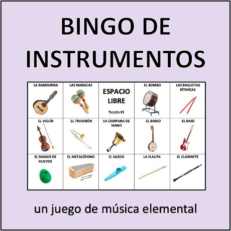 Bingo de instrumentos