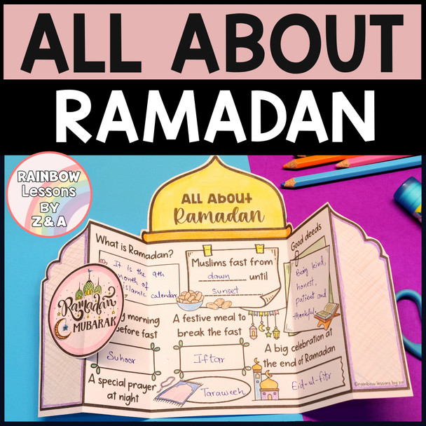 Ramadan Activities | Ramadan Writing Crafts | Ramadan Bulletin Board | Coloring