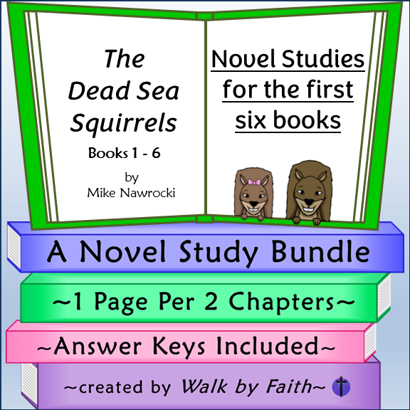 The Dead Sea Squirrels Novel Study Bundle