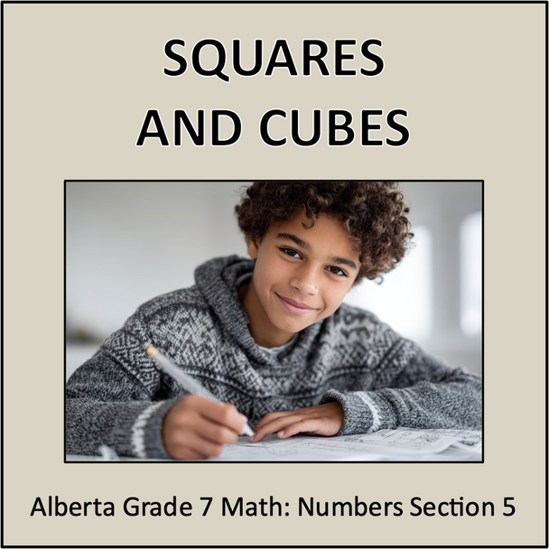 Squares and Cubes - Alberta Grade 7 Math