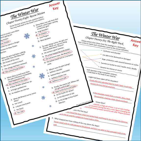 The Prince Warriors Novel Study Bundle