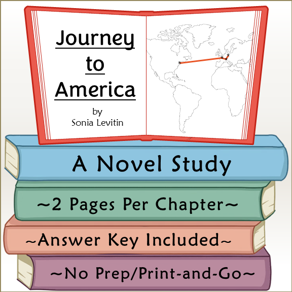 Journey to America Novel Study