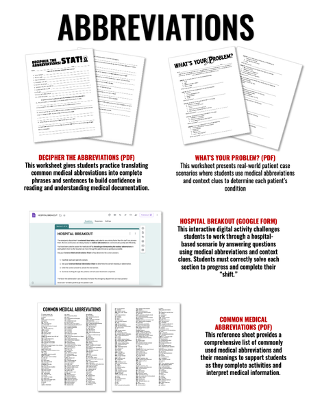MEDICAL TERMINOLOGY COMPLETE COURSE BUNDLE