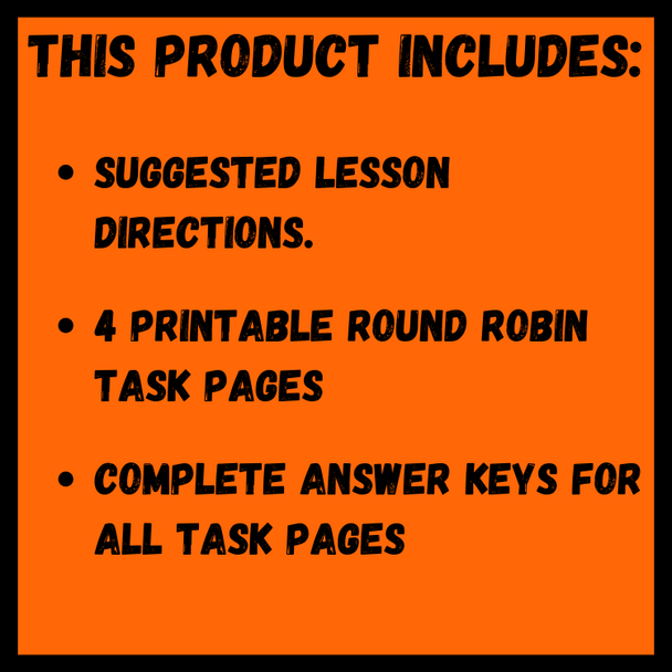 Solve & Switch: Systems of Equations Word Problem Round Robin Group Activity