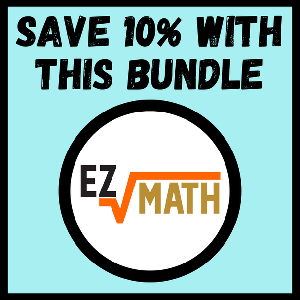 Exponent Properties BTC Thin Slicing Lesson Bundle | 8th Grade Math