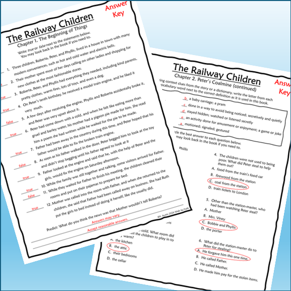 The Railway Children Novel Study