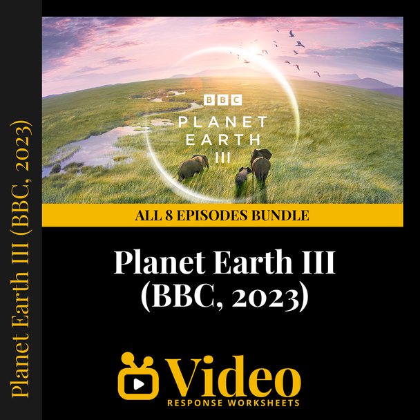 Planet Earth III - All 8 Episodes Bundle - Worksheets & Keys