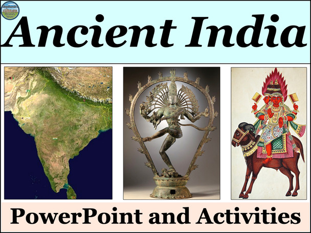 Ancient India PowerPoint or Gallery Walk and Note Guide