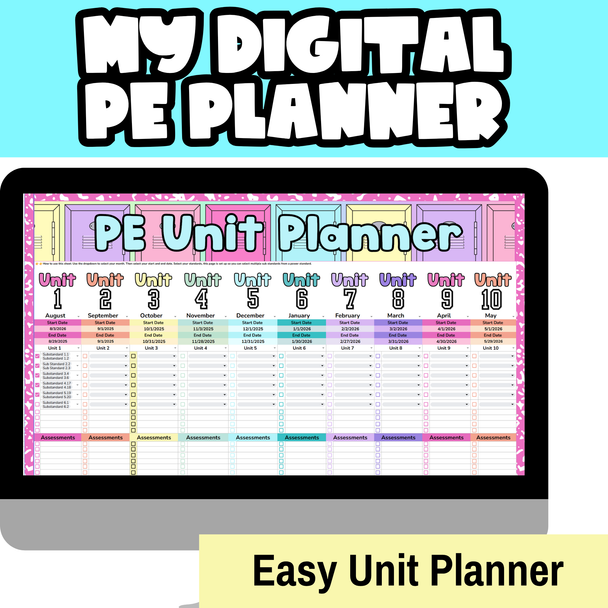 PE Teacher Digital Planner | Back to School