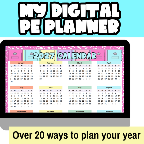 PE Teacher Digital Planner | Back to School