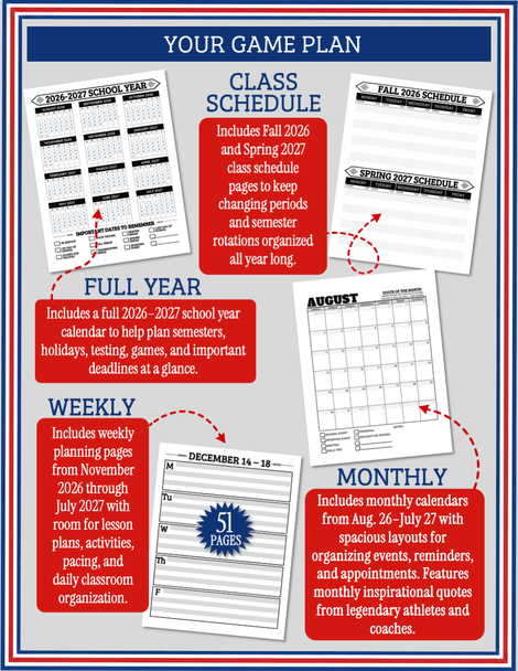 The 2026-2027 ULTIMATE P.E. Teacher Planner