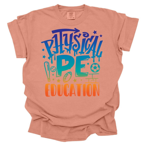 Graffiti Physical Education -PE T-Shirt -Comfort Colors