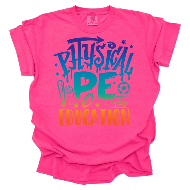 Graffiti Physical Education -PE T-Shirt -Comfort Colors