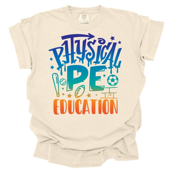 Graffiti Physical Education -PE T-Shirt -Comfort Colors