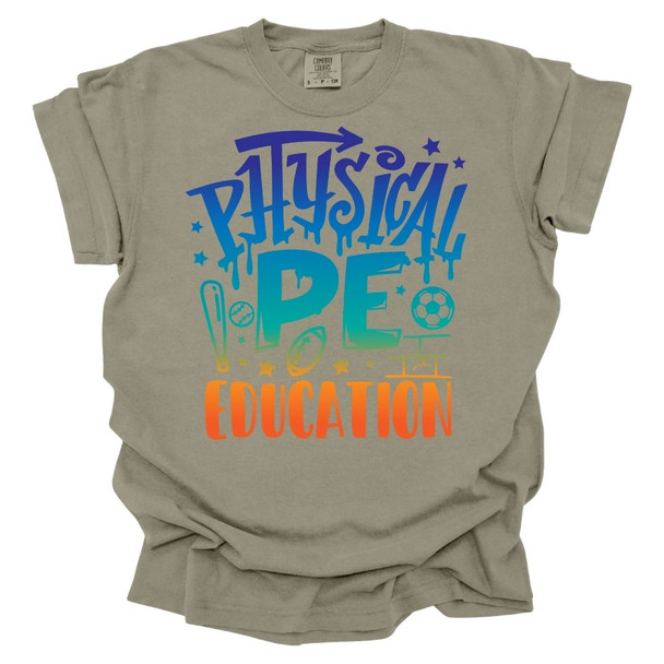 Graffiti Physical Education -PE T-Shirt -Comfort Colors