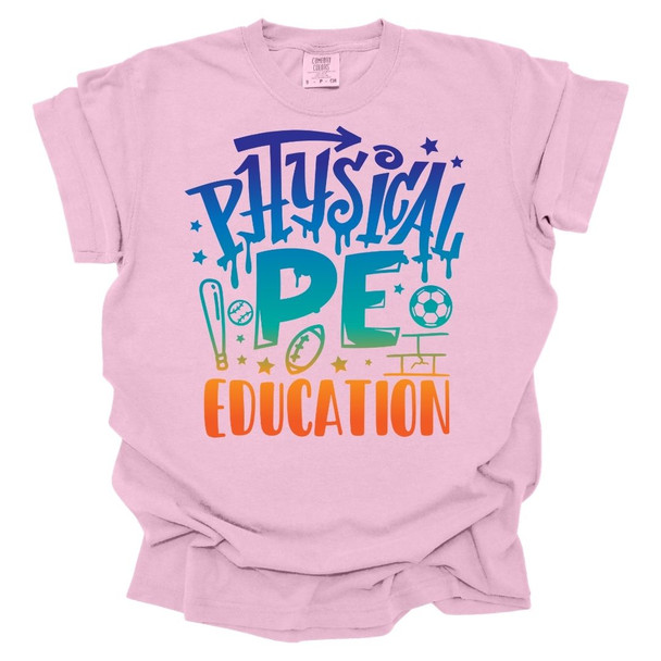 Graffiti Physical Education -PE T-Shirt -Comfort Colors