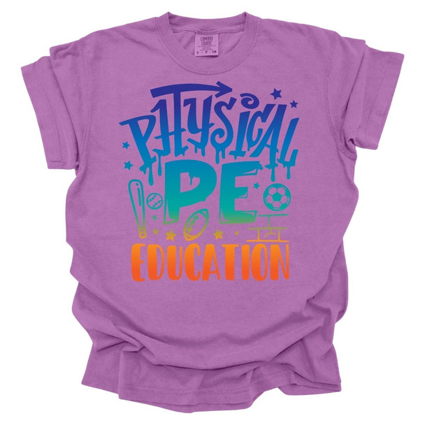 Graffiti Physical Education -PE T-Shirt -Comfort Colors