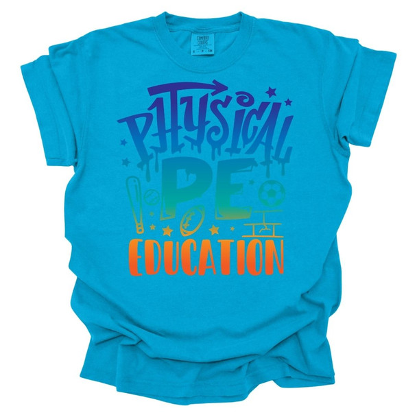 Graffiti Physical Education -PE T-Shirt -Comfort Colors