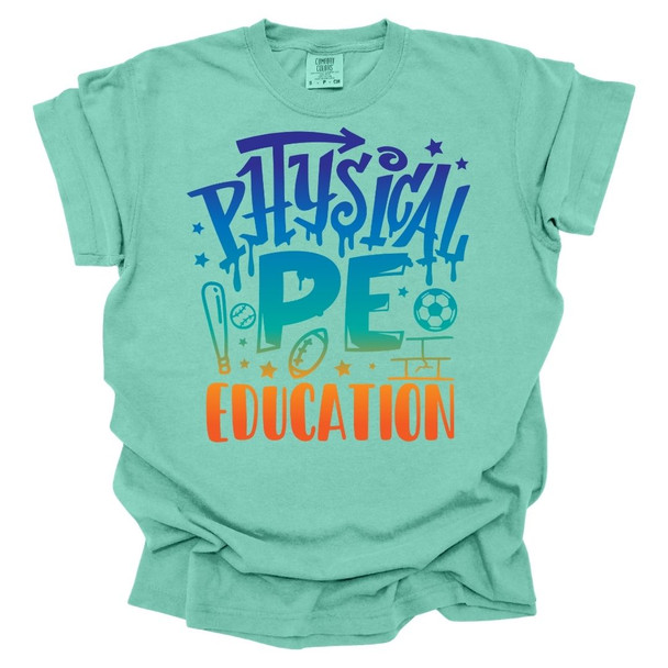 Graffiti Physical Education -PE T-Shirt -Comfort Colors
