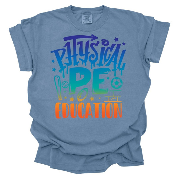 Graffiti Physical Education -PE T-Shirt -Comfort Colors
