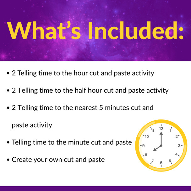 Time Activities Bundle | Telling Time & Elapsed Time | Grades 2 - 4