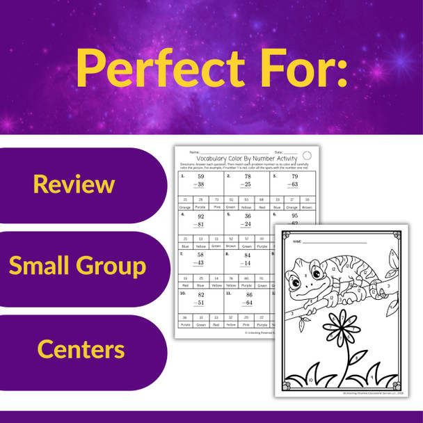 Multi-Digit Subtraction without Regrouping Leveled Activities - Grades 2 and 3