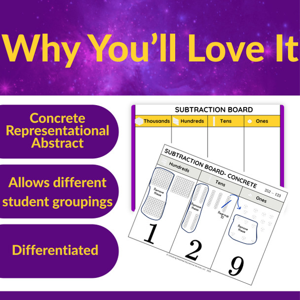 2nd & 3rd Grade Multi-Digit Addition and Subtraction Task Card Bundle | CRA