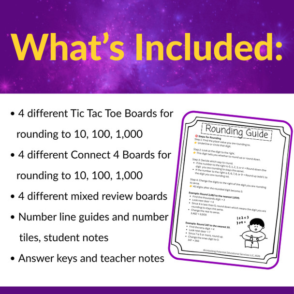 Rounding Partner Activities & Games for 2nd - 3rd Grade | Round to 10, 100, 1000
