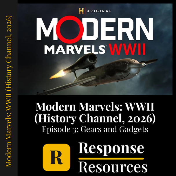 Modern Marvels WWII Ep 3: Gears and Gadgets - Documentary Worksheet & Key
