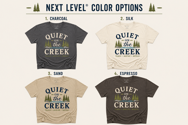 Quiet on the Creek - Teacher Shirt