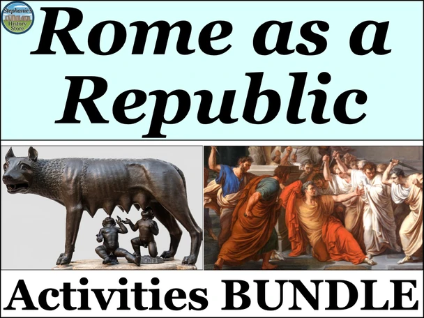 Rome as a Republic Activities Bundle