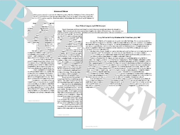 The Vietnam War DBQ and Activities Bundle