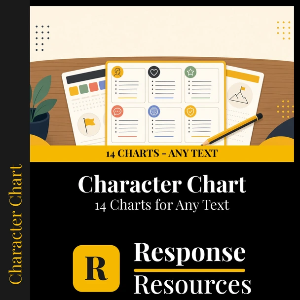 Character Chart | 14 Character Analysis Graphic Organizers Any Text