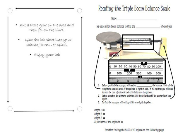 Reading From the Triple Beam Balance