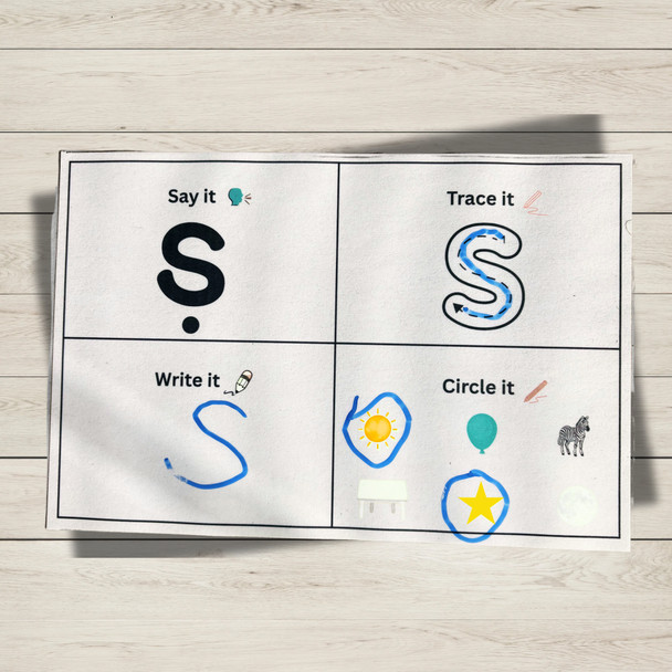 SATPIN Phonics Activity Boards Printable, Group 1 Letter Sound Cards, Beginning Initial Sounds Practise