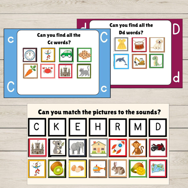    CKEHRMD Phonics Game | Beginning Sounds Activity | Early Literacy Center 