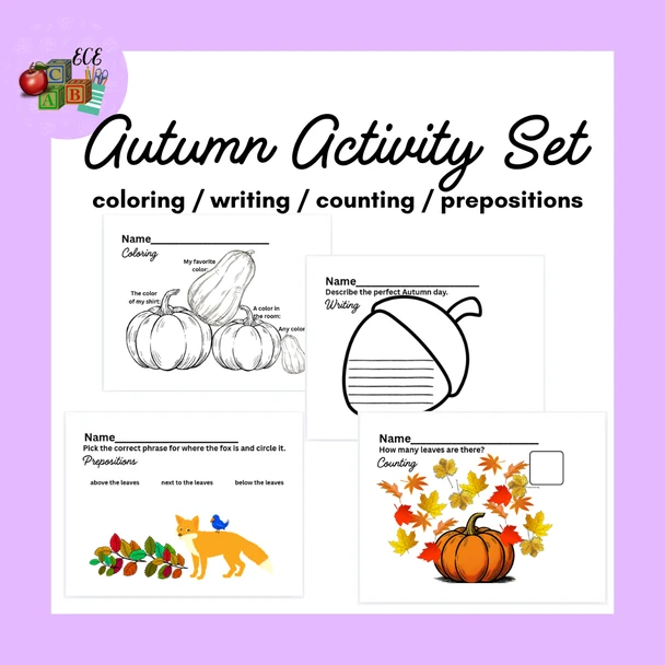 Fall Craft + Activity Set