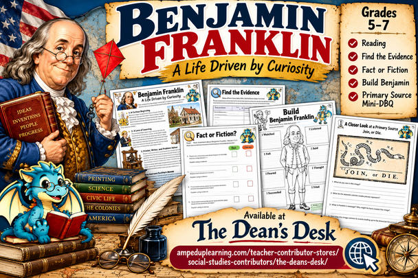 Ben Franklin:  A Life Driven by Curiosity