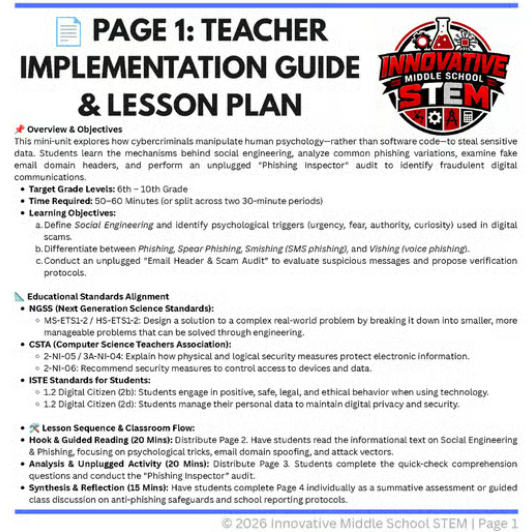 Implementation Guide and Lesson Plan