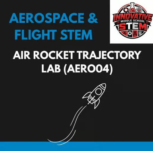 Air Rocket Launch Angle Trajectory STEM Lab (AERO04) | Middle School Aerospace Physics (Grades 6-8)