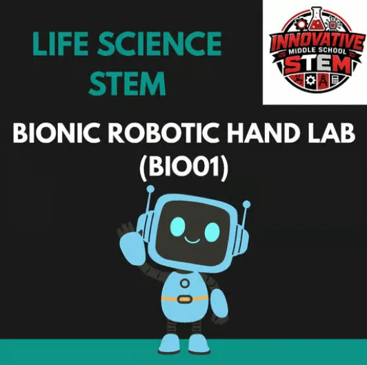 Bionic Robotic Hand Tendon Mechanics STEM Lab (BIO01) | Middle School Life Science (Grades 6-8)