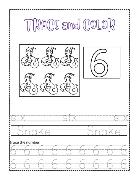 Numbers 1–20 Workbook | Trace, Write, Color & Number Words with Animals