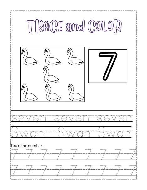 Numbers 1–20 Workbook | Trace, Write, Color & Number Words with Animals