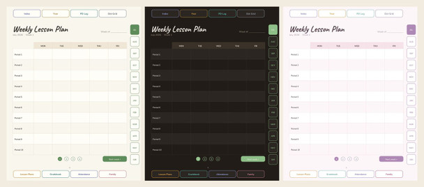 The Middle School Teacher's Bullet Journal (6–8) — Hyperlinked Digital Planner for GoodNotes & Notability (2026–2027)