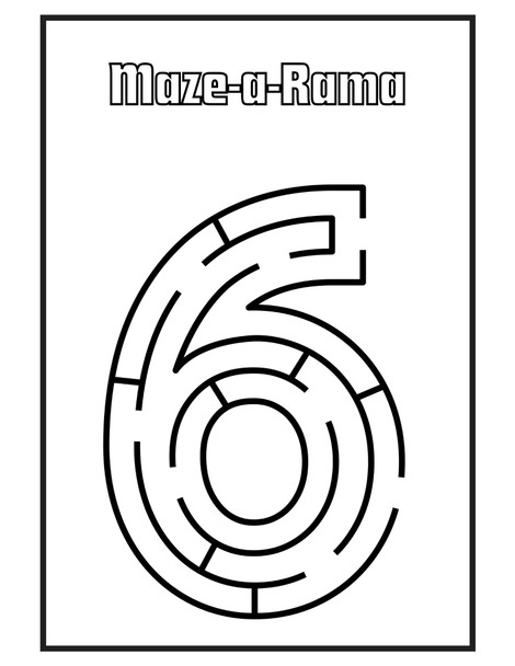 Number Mazes 1–10 Worksheets | Number Recognition Activities for Preschool