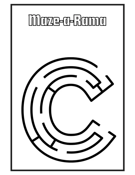 Alphabet Letter Mazes A–Z | Uppercase & Lowercase Letter Recognition Worksheets